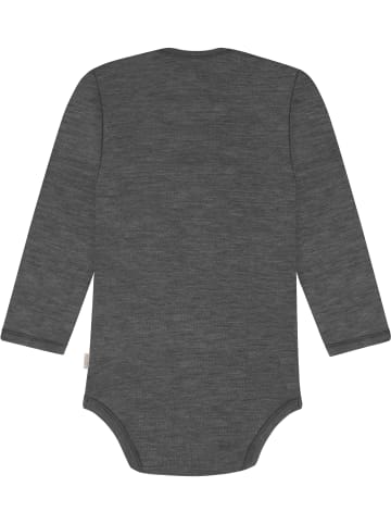 Normani Outdoor Sports Baby Merino Body Langarm Auckland in Anthrazit