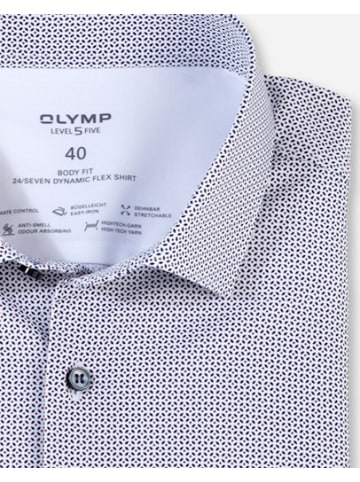 OLYMP Hemd body fit flex shirt in Rot