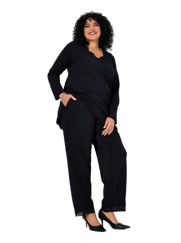 Ulla Popken Schlupfhose in schwarz