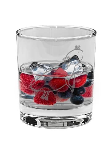 Mr. & Mrs. Panda Longdrinkglas Axolotl Schwimmen ohne Spruch in Transparent