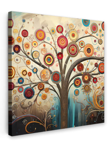 OnlyWow Leinwand Bilder Stilvoller Baum