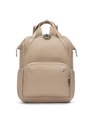 Pacsafe Citysafe CX City Rucksack RFID 39 cm Laptopfach in taupe