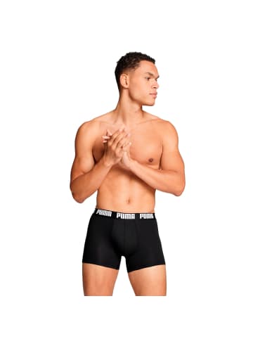 Puma Boxershort 2er Pack in Schwarz/Weiß