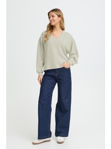 Fransa Sweatshirt FRAURORA Loose fit in Desert Sage