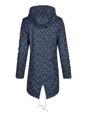 SCHIETWETTER Regenjacke in navy-weiss