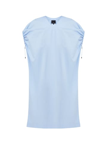 Finn Flare Kleid Easy V in light blue