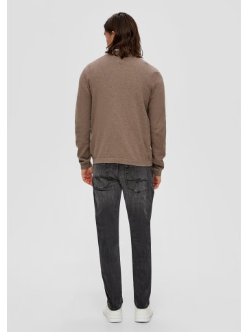 QS Strickpullover in 83W0_hellbraun