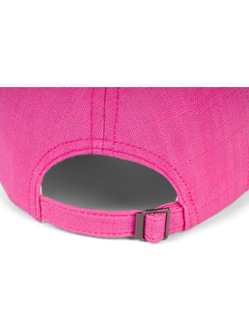 styleBREAKER Leinen Cap in Pink