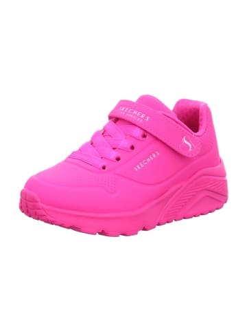 Skechers Mädchen Halbschuhe UNO LITE -,Pink in Rot