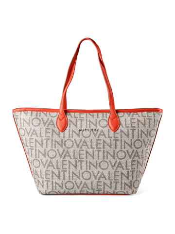 Valentino Logo Shopper Tasche 50 cm in bei-arancio