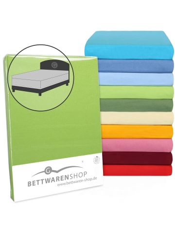 BettwarenShop Spannbettlaken Boxspring in kiesel