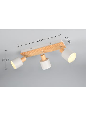 Trio Leuchten Strahler SHANTI in warm grey