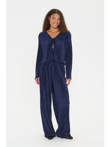 SAINT TROPEZ Casual Hose ZuniSZ Gerade Passform in Eclipse