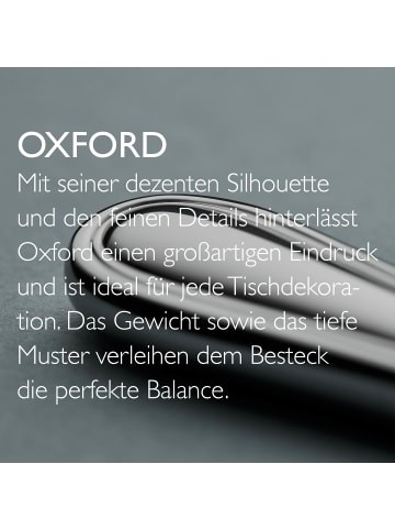 Gense Aufschnittgabel Oxford in Glänzender Stahl