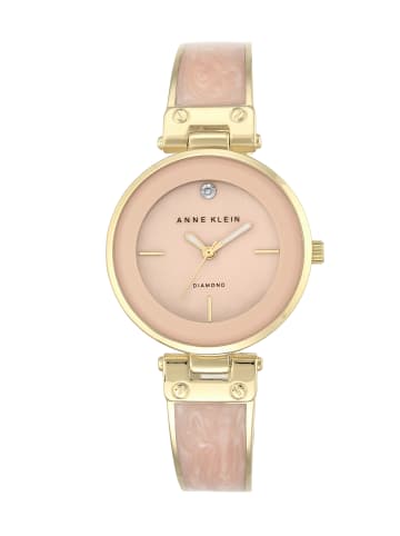 Anne Klein Quarzuhr Diamond Trends in rosa / gold