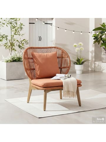 home24 Gartensessel Lasia in Terracotta