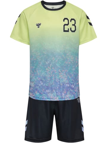 Hummel Kurze Hose Anzug Hmlshimmer Kinder in SHADOW LIME/BLACK