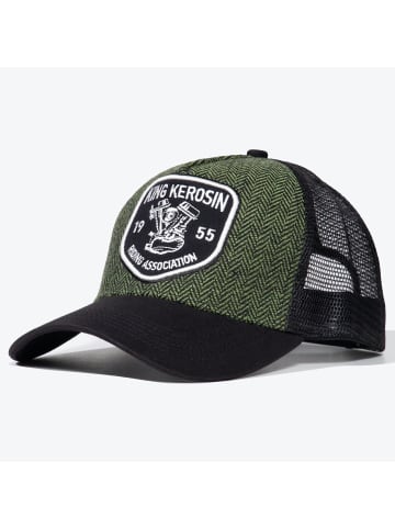 King Kerosin King Kerosin Trucker Cap Riding Association in schwarz