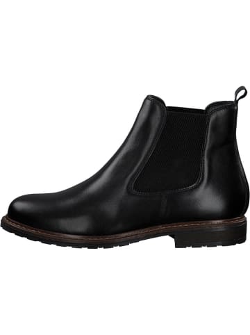 Tamaris Chelsea Boots in BLACK LEATHER