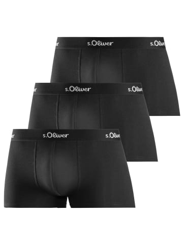 S. Oliver Hipster 3er Pack in Schwarz