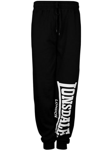 Lonsdale Trainingshose "Logo Large" in Schwarz