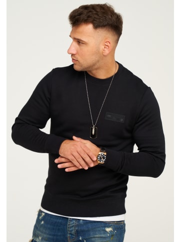 Jack & Jones Sweatshirt - POPS SWEAT CREW NECK Pullover in Black