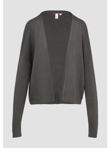 QS Strickjacke in 9666_anthrazit