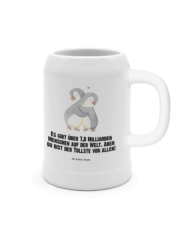 Mr. & Mrs. Panda Seidel Pinguine Kuscheln mit Spruch in Weiß