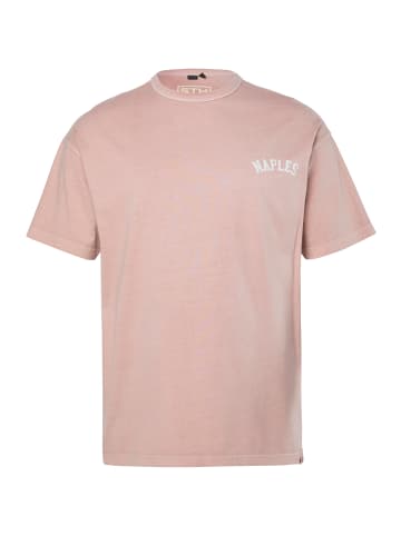 STHUGE Kurzarm T-Shirt in tiefes mauve