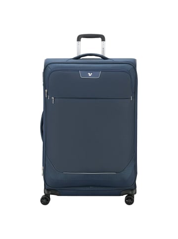 Roncato Joy - 4-Rollen-Trolley L 75 cm erw. (nero) in blu notte