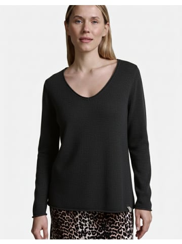 Cotton Candy Langarmshirt in black melange