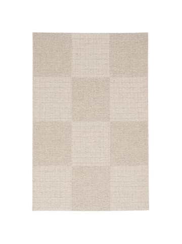 Pergamon Natur Teppich Flachgewebe Casa Karo in Beige