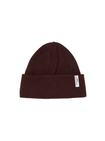 Marc O'Polo DENIM Strickmütze in Espresso Brown