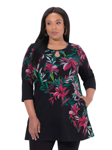 Ulla Popken Longshirt in schwarz