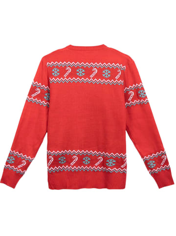 Cerda Weihnachtspullover Disney Lilo & Stitch in Rot