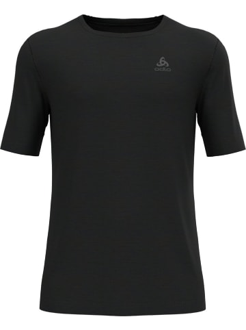 Odlo T-Shirt BL TOP crew neck s/s MERINO in Schwarz