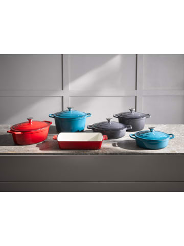 APS Auflaufform in rot, 33 x 24 cm, H: 6,5 cm         