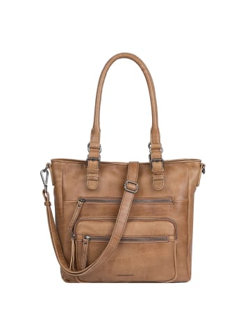 FREDs BRUDER Dear Schultertasche Leder 40 cm in caramel