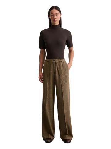 Marc O'Polo Karierte Jogger-Pants relaxed in multi/pure sand