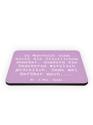 Mr. & Mrs. Panda Magnet Spruch Dankbarkeit für kleine Dinge mit ... in Lavendeltraum