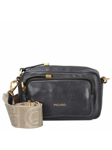 PICARD Soulmate - Schultertasche 20 cm (schwarz) in ozean