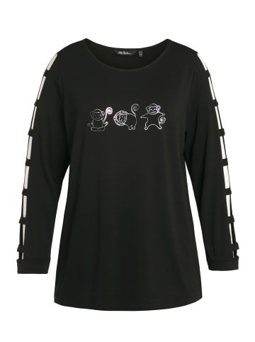 Ulla Popken Shirt in schwarz