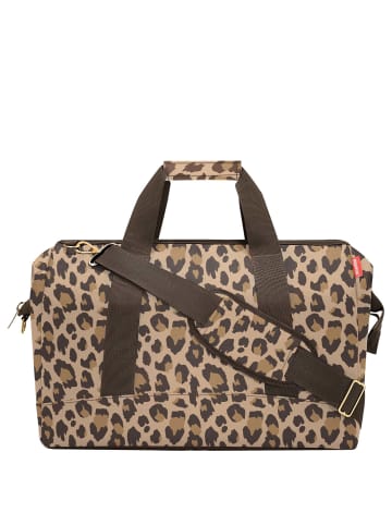 Reisenthel travelling allrounder L - Reisetasche 48 cm (forest gold) in leo macchiato