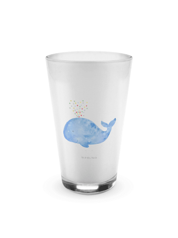 Mr. & Mrs. Panda Longdrinkglas Wal Konfetti ohne Spruch in Transparent
