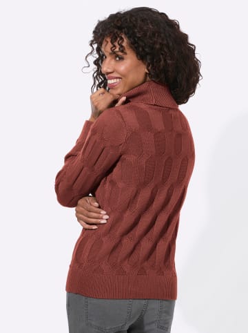 WITT WEIDEN Pullover in rotbraun