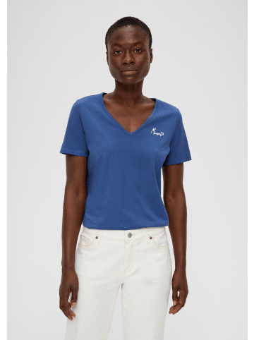 s.Oliver T-Shirt kurzarm in Blau