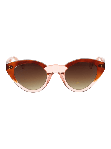 Hally & Son Frauen Sonnenbrille Katzenauge Rose