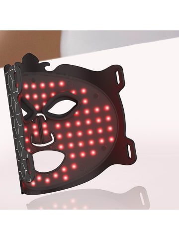 Paloma Beauties LED-Gesichtsmaske Lichttherapie 7 Farben in Schwarz