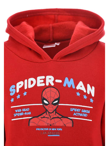 Spiderman Pullover mit Kapuze Sweatshirt in Rot