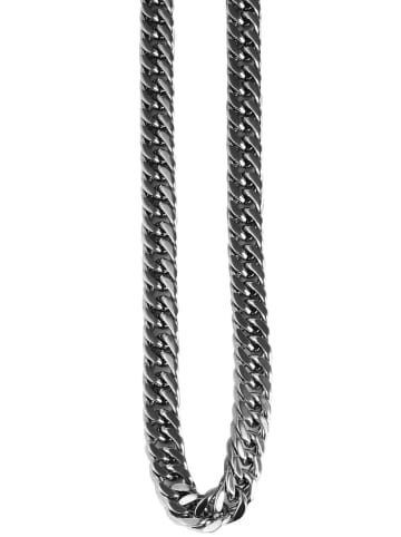 Adeliás Herren Halskette aus Edelstahl 50 cm in silber